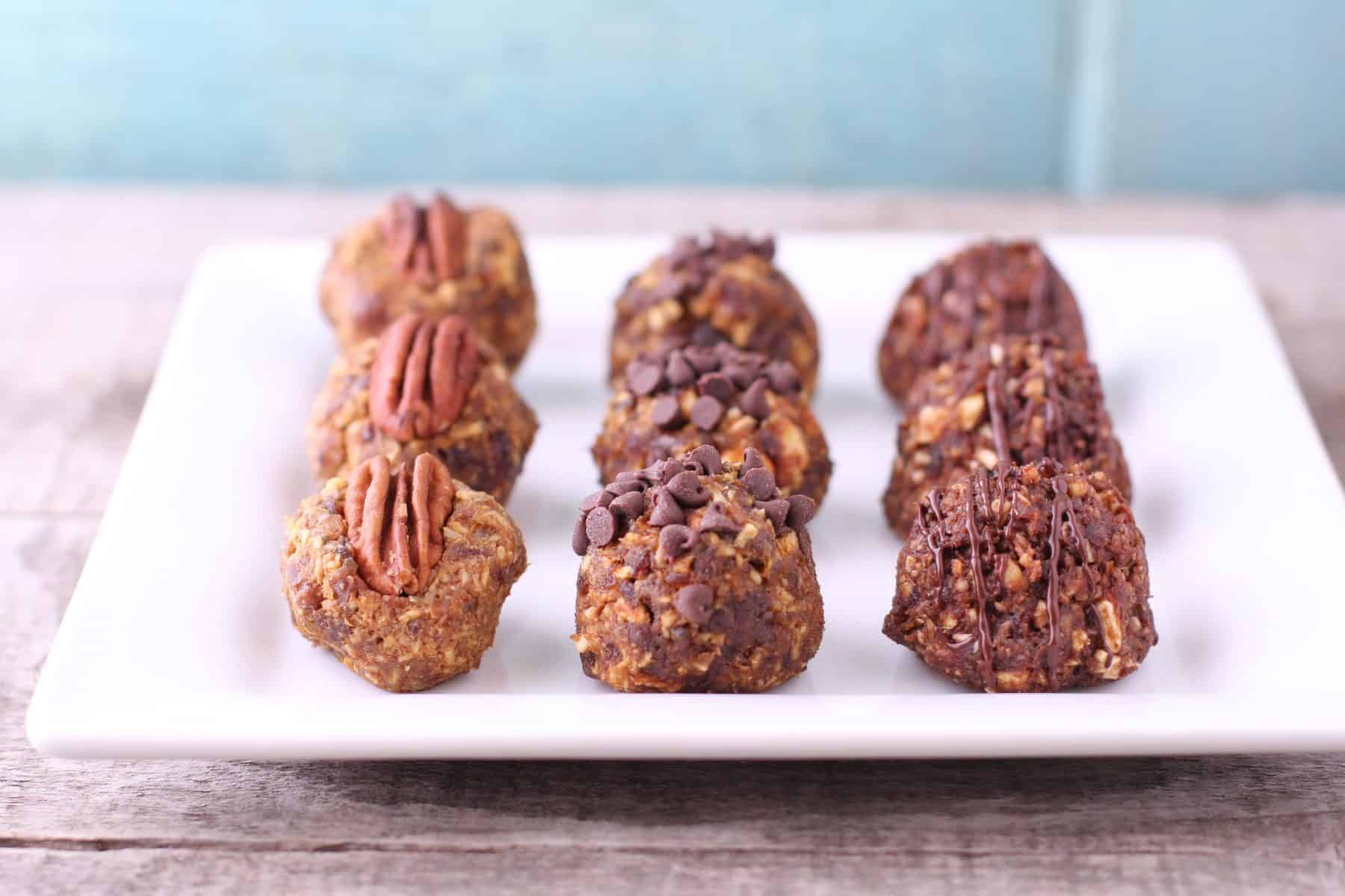 Pumpkin Date Balls, 3 Ways