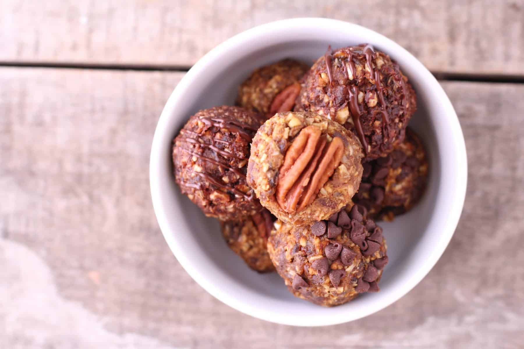 Pumpkin Date Balls 3 Ways