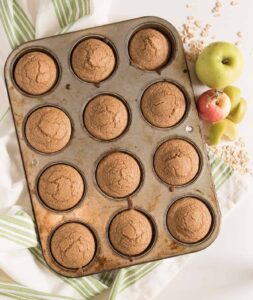 Healthy Apple Cinnamon Muffins (Made in the Blender!)