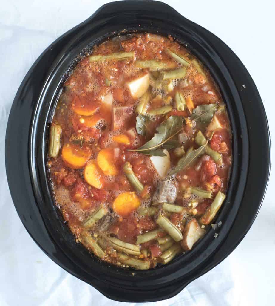 Vegetable Beef Soup In The Crock Pot Recipe 