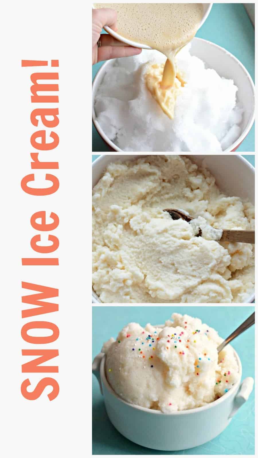 easy Snow Cream Recipe 