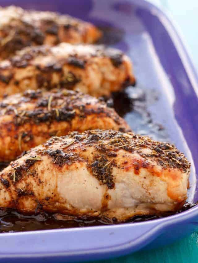A collection of amazing baked chicken recipes all in one place so that you can get a simple healthy dinner that the whole family will eat on the table in no time!