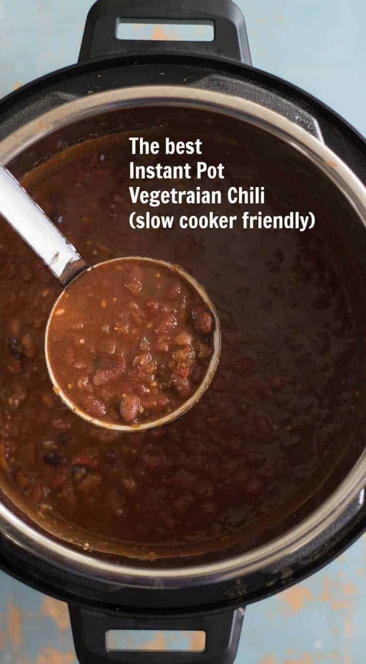 Instant Pot Vegetarian Chili The Best Chili Recipe