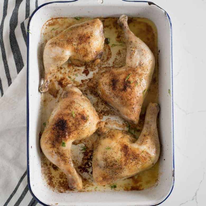 Baked Chicken Leg Quarters (Easy Recipe) Bless This Mess