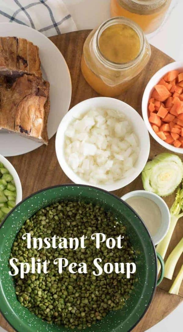 Instant Pot Split Pea Soup A Hearty Soup Recipe Made with Ham Hocks