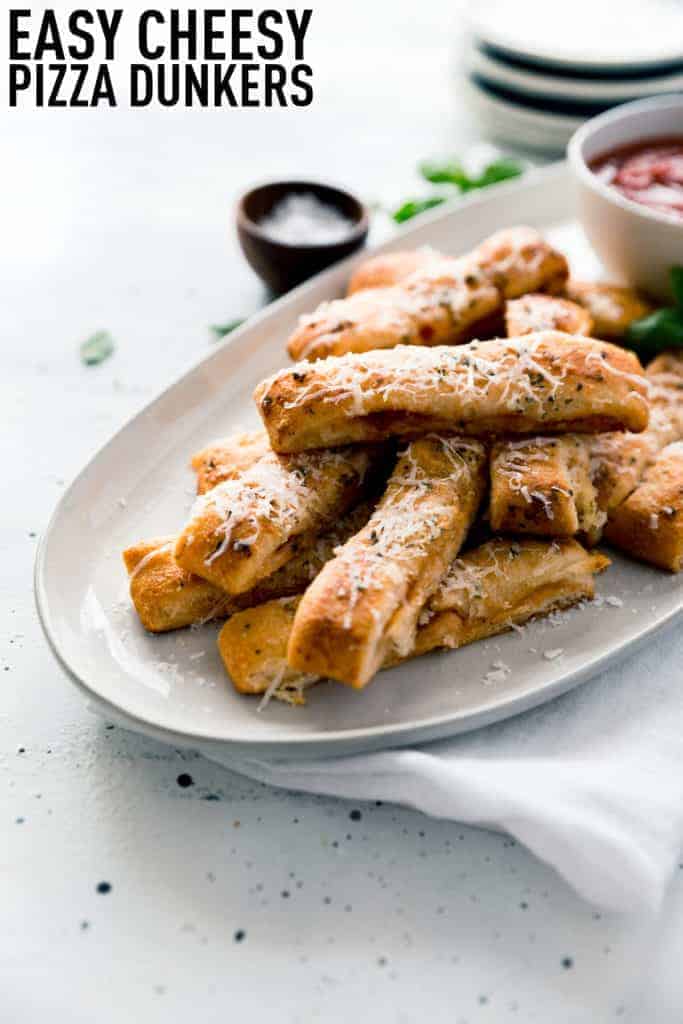 Easy Cheesy Pizza Sticks Recipe Simple Pizza Breadstick Lunch Recipe