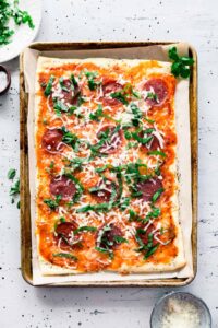 30 Minute Meaty Margherita Pizza