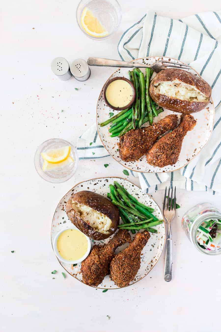 Crispy Baked Chicken Drumsticks