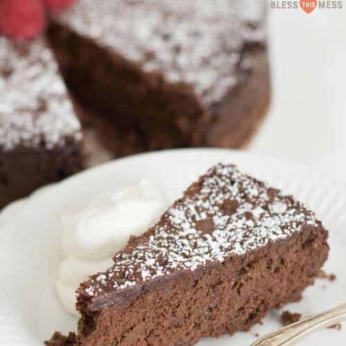 Image of flourless chocolate torte