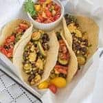 Image of Roasted Zucchini, Corn & Black Bean Tacos