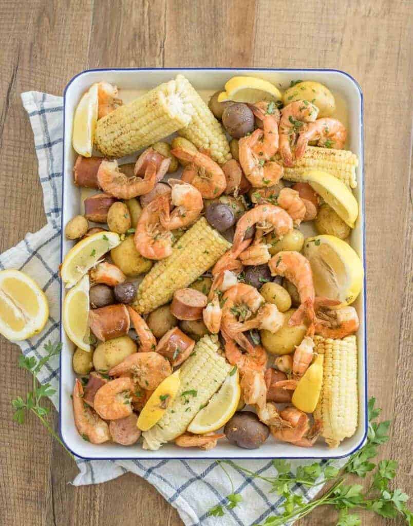 Image of instant pot shrimp boil