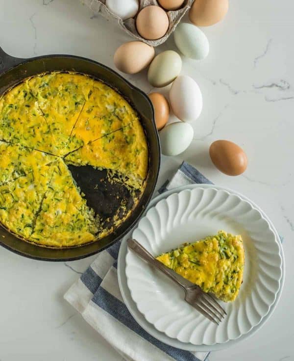 Zucchini Egg Bake Recipe The Perfect Breakfast or Brunch Casserole