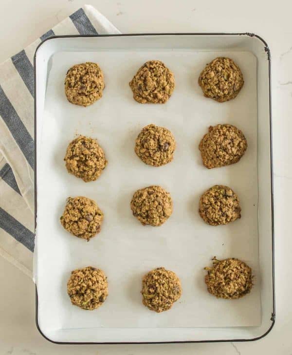 Chocolate Chip Oatmeal Zucchini Cookies — Bless this Mess