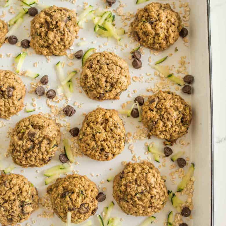 Zucchini Oatmeal Cookies Healthy Cookie Recipe