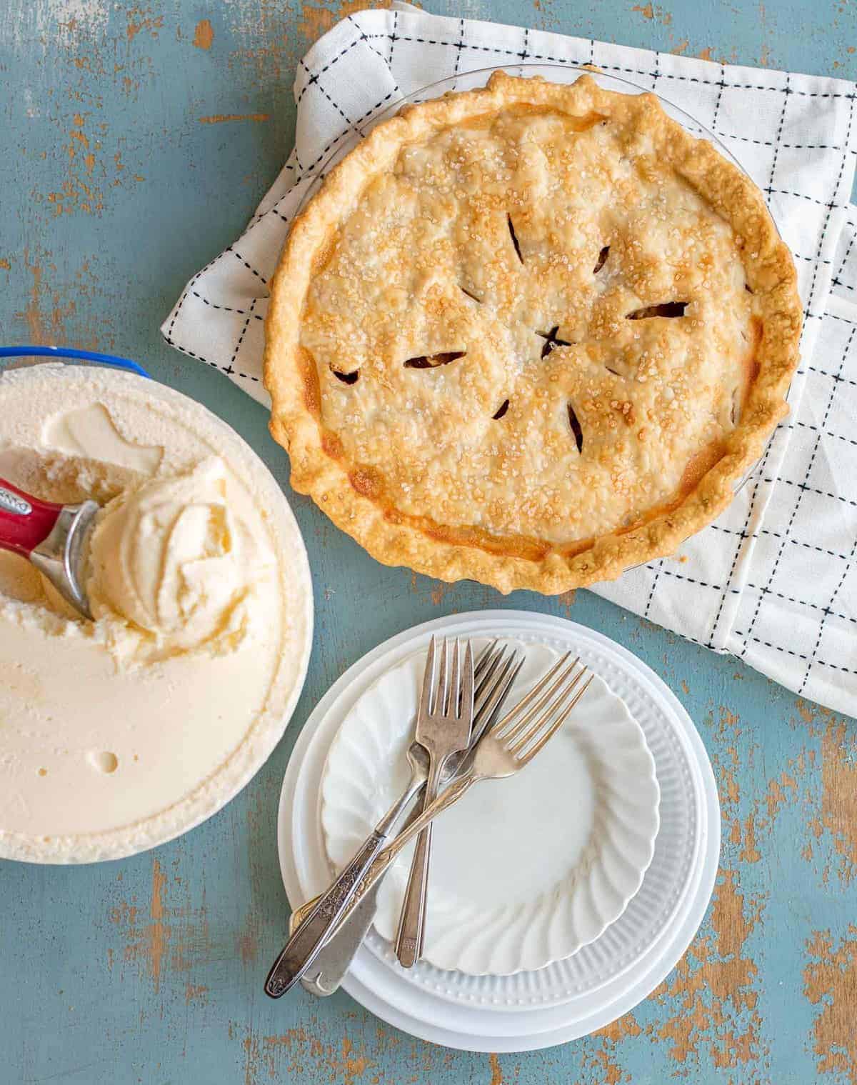 Basic Apple Pie Recipe (Using Fresh Apples) — Bless this Mess