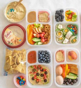 Six Quick and Easy Hummus Lunch Boxes
