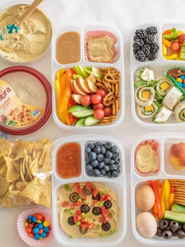 Image of hummus lunch boxes