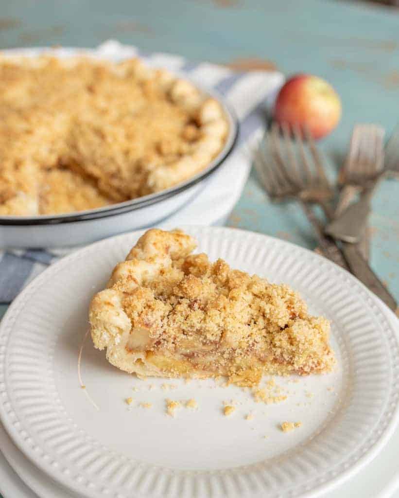 Image of a Slice of Dutch Apple Pie