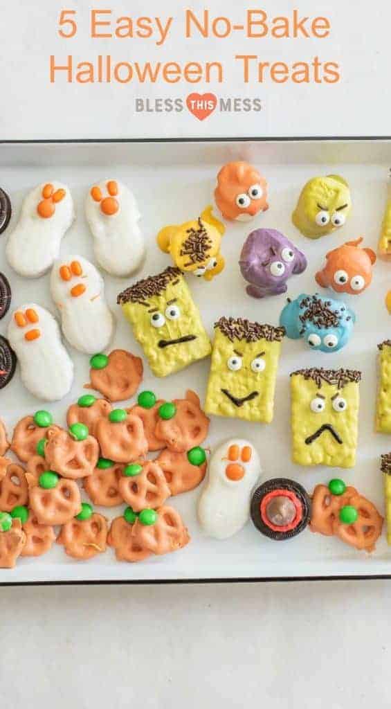 5 Easy No-Bake Halloween Treats | Must Try Halloween Party Food Ideas!