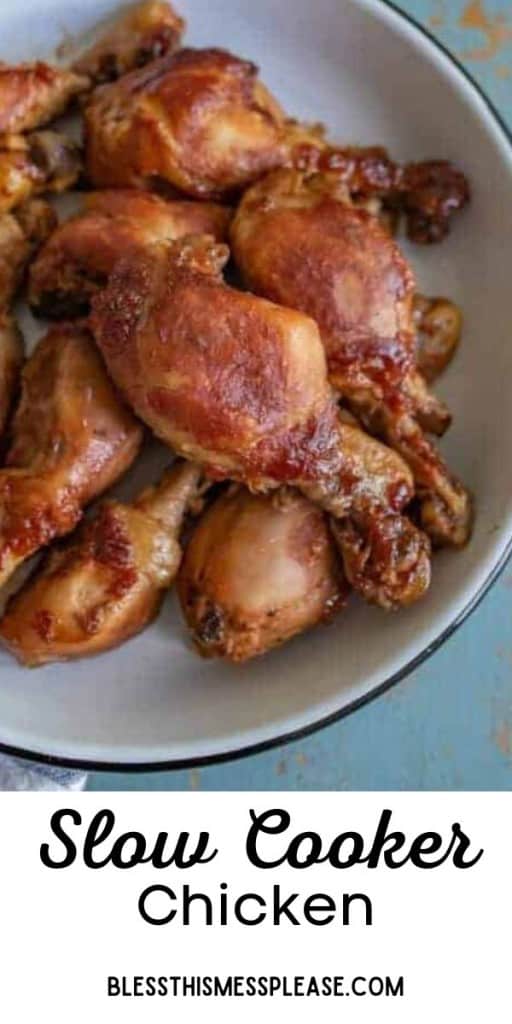 5-Ingredient Slow Cooker Chicken Legs - Fresh Coast Eats