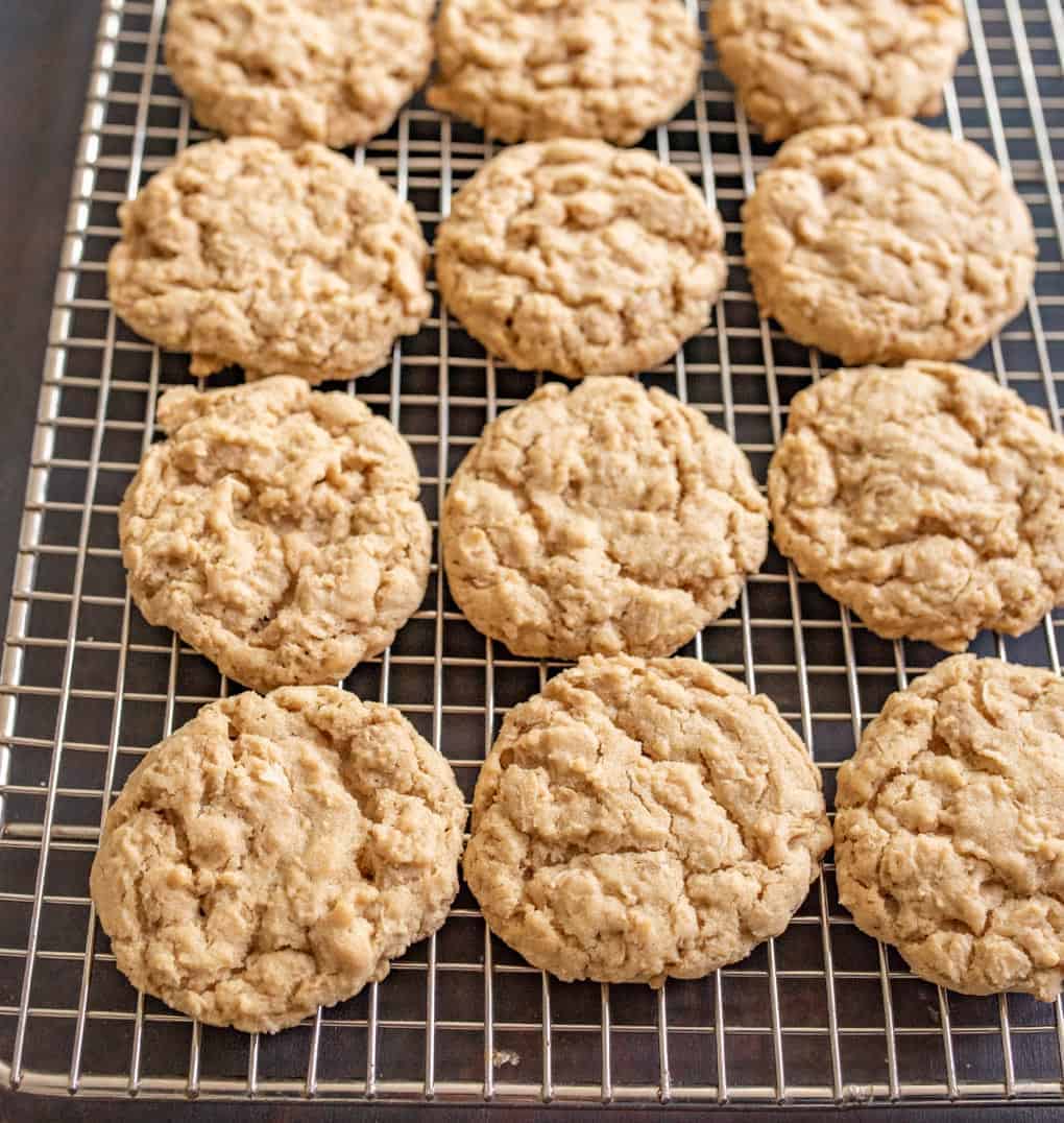 cookies on a rack