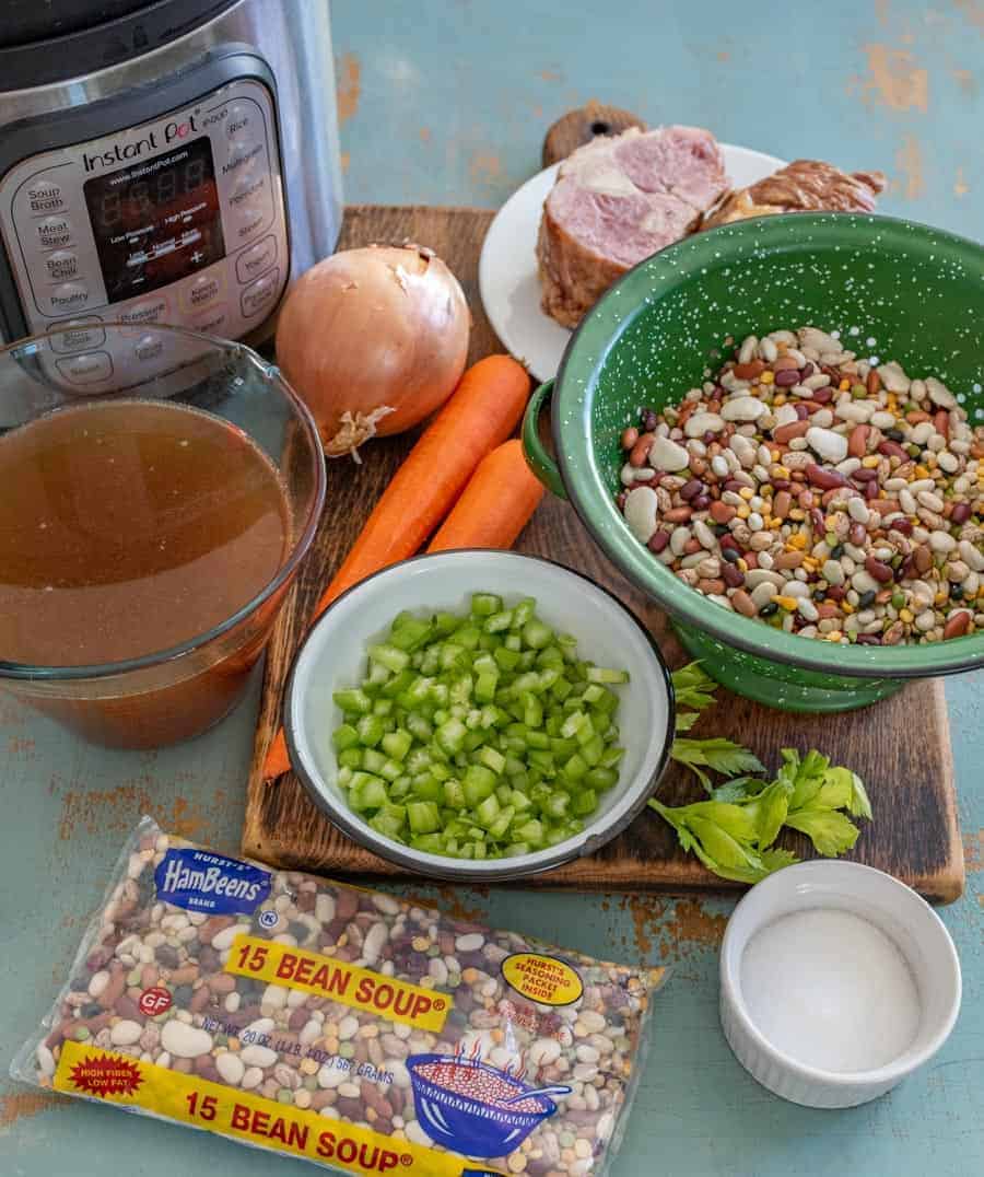 Instant Pot 15 Bean Soup - Pressure Cooking Today™