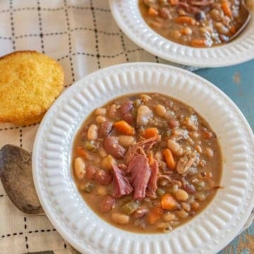 Hearty "15 Bean Soup" in the Instant Pot