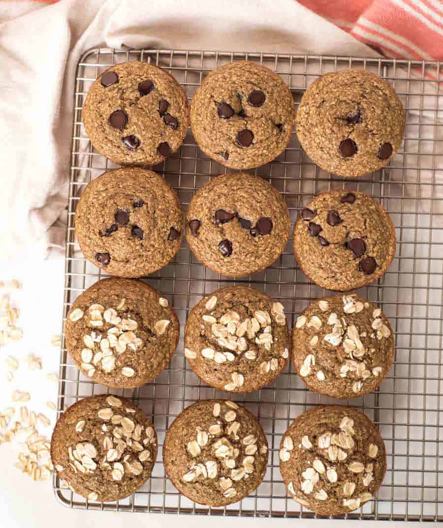 Healthy Banana Blender Muffins