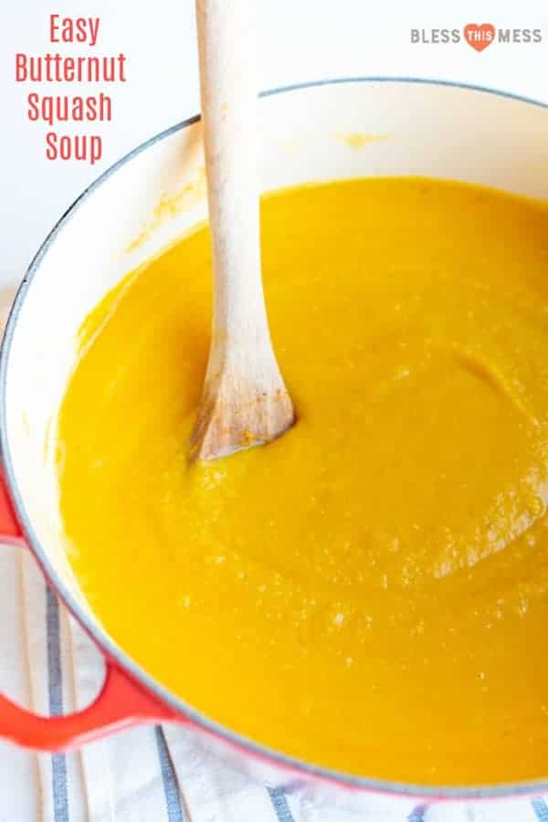 Homemade Butternut Squash Soup | Easy Butternut Squash Recipe