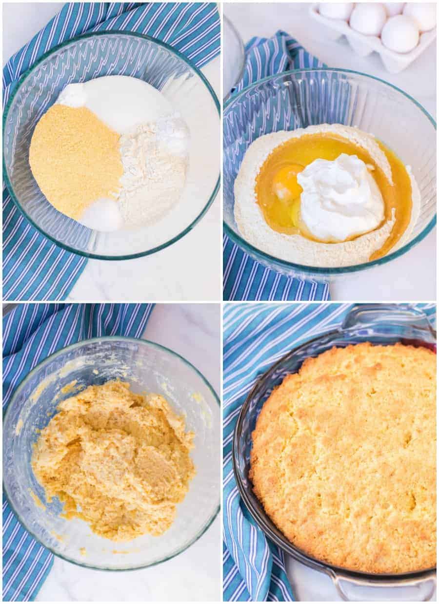easy sour cream cornbread recipe how to image