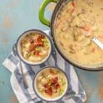 Classic & Creamy Potato Chowder Recipe | Slow Cooker or Instant Pot