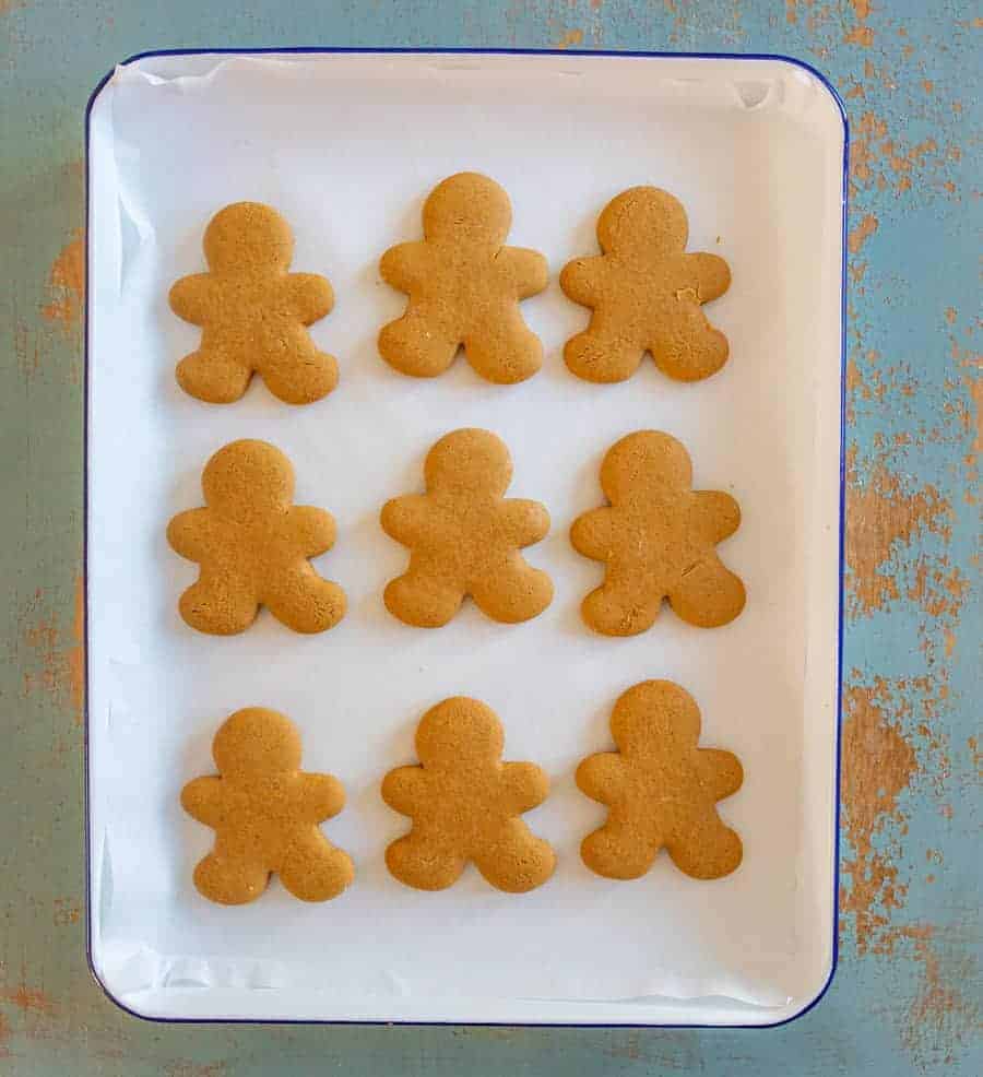 The best gluten free gingerbread cookies that are sweet, perfectly spiced, and made with only one specialty ingredient that's easy to find!