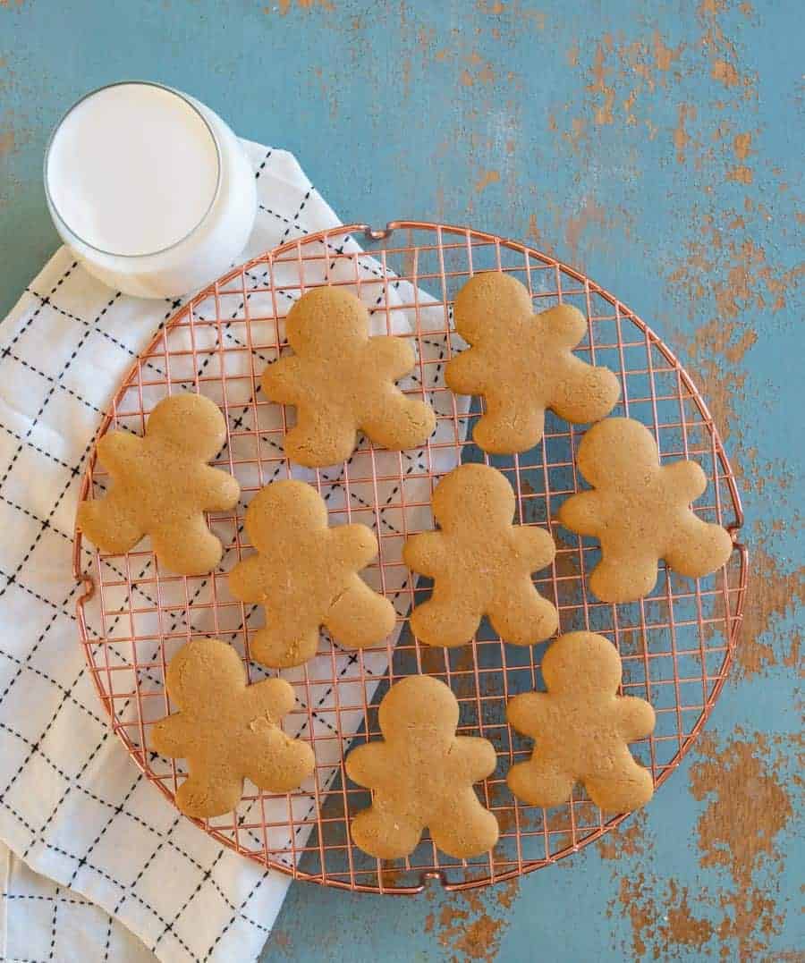 The best gluten free gingerbread cookies that are sweet, perfectly spiced, and made with only one specialty ingredient that's easy to find!