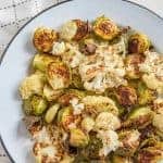 The Easy Roasted Brussels Sprouts + Cauliflower Recipe My Kids Love