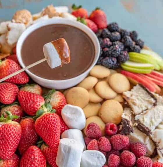 Homemade Chocolate Fondue Recipe | Easy Chocolate Dessert Idea!