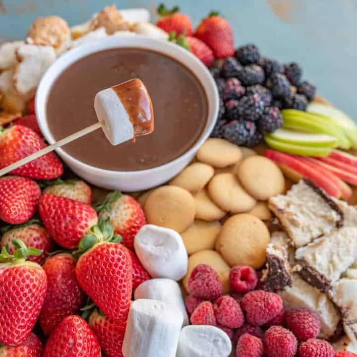 Homemade Chocolate Fondue Recipe Easy Chocolate Dessert Idea!