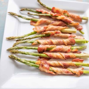 Easy Baked Bacon Wrapped Asparagus | Delicious Asparagus Recipe