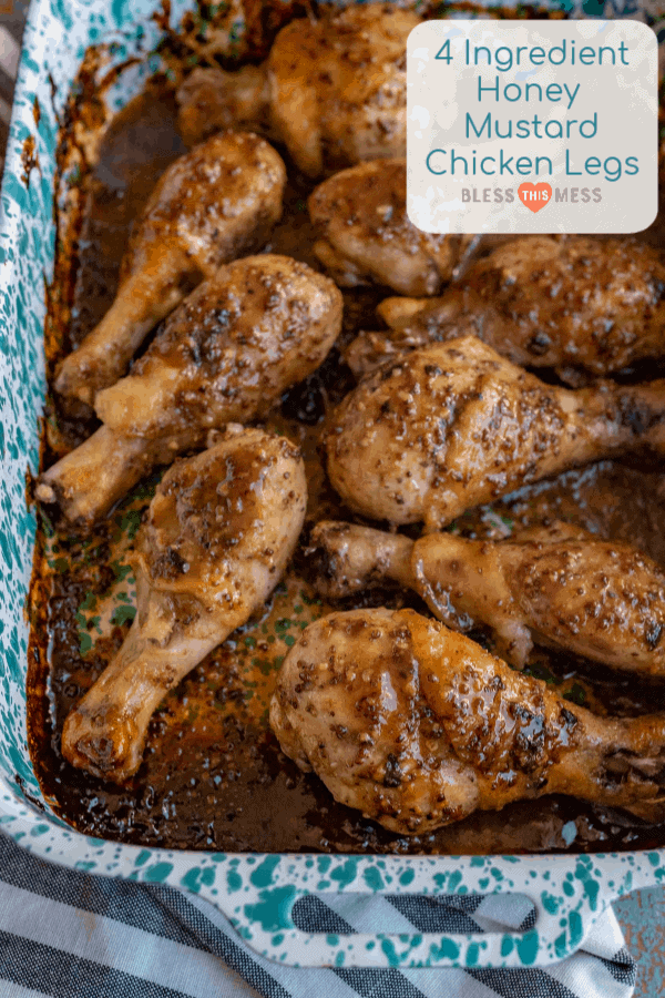 Honey Mustard Baked Chicken Legs | BEST Oven Baked Chicken Recipe