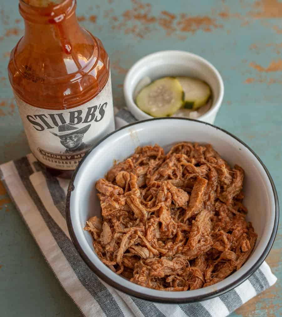 Pulled Pork with BBQ Sauce (Easy Slow Cooker)