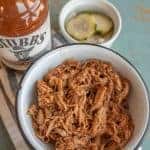 This classic barbecue slow cooker pulled pork tenderloin recipe is about to amplify your kitchen game. With a few simple ingredients tossed into the Crock Pot, you'll have smoky, indulgent BBQ Pork Tenderloin in just about 4 hours--or less!