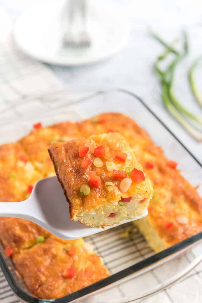 Easy Egg and Potato Breakfast Casserole - Bless This Mess