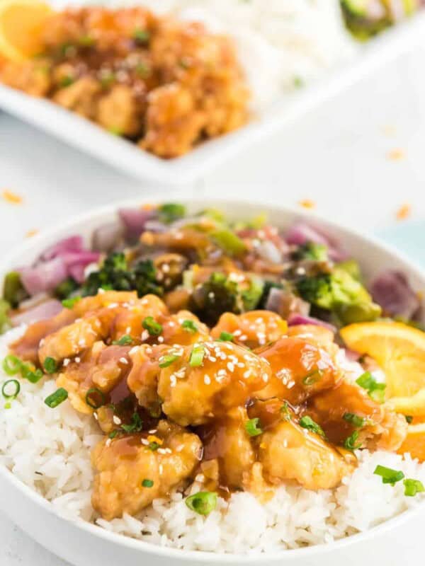 Is there a more satisfying meal than Orange Chicken with Stir-Fry Veggies? I think not... With the best blend of zest, tang, and crunch, this dinner will be a favorite of your family's to make over and over again.