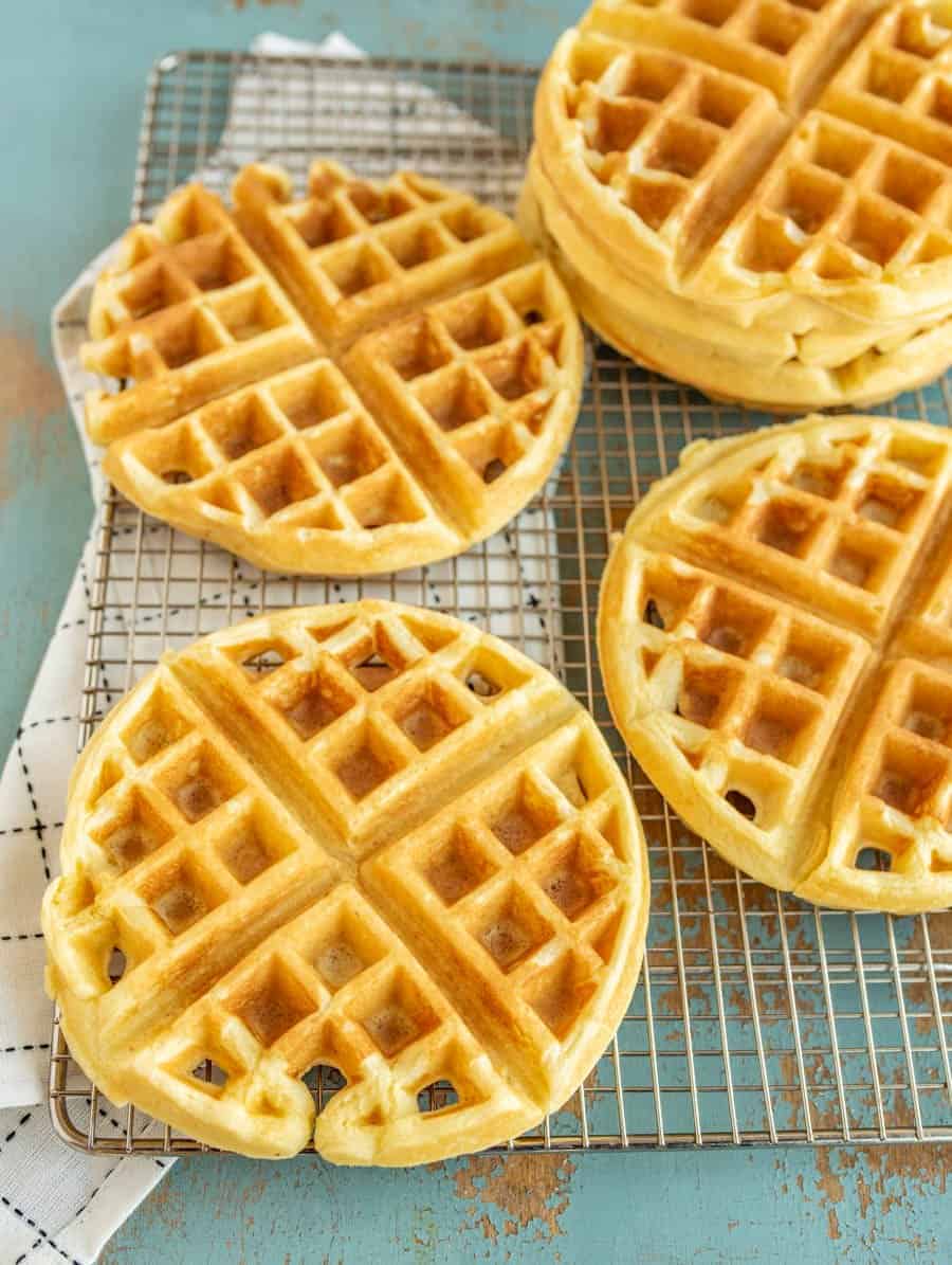 Step By Step Basic Easy Waffle Recipe