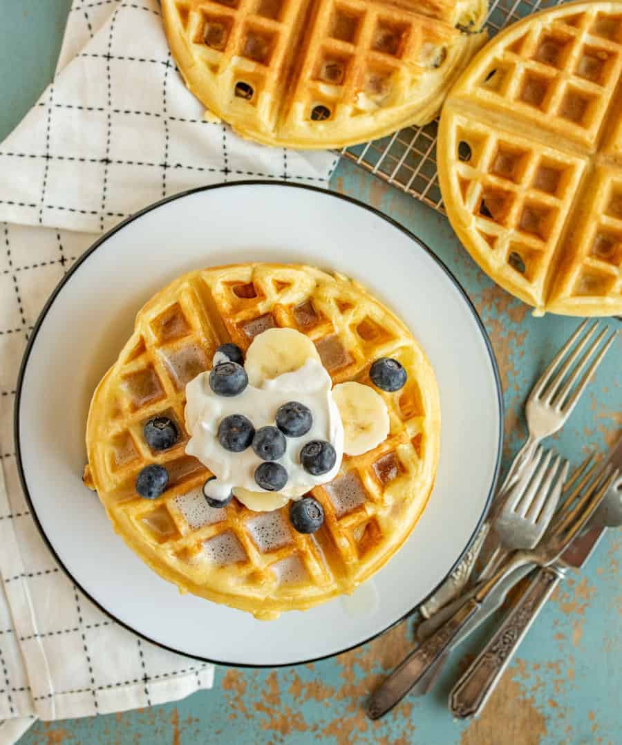 Classic Belgian Waffle Recipe | Best Homemade Belgian Waffles