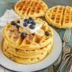 Classic Belgian Waffle Recipe | Easy Recipe for Fluffy + Crisp Waffles!