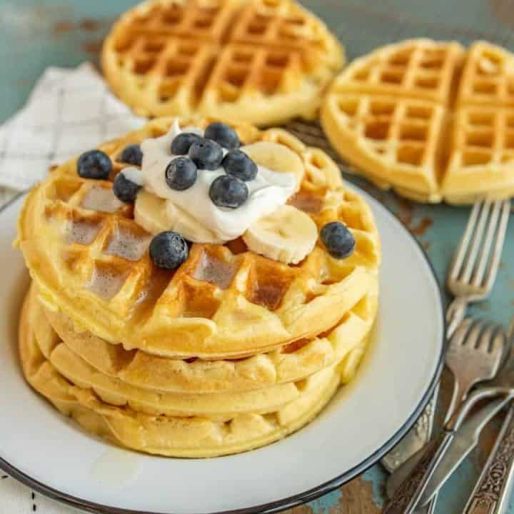 Classic Belgian Waffle Recipe Best Homemade Belgian Waffles