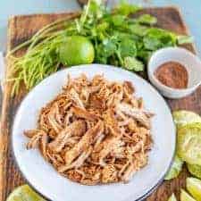 How to cook Pork Tenderloin for Tacos in the Crock-Pot so that it makes moist, super flavorful meat, with only 5 minutes of hands-on time and 4 hours of cooking.