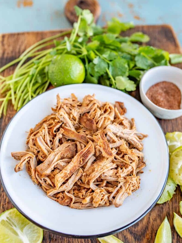How to cook Pork Tenderloin for Tacos in the Crock-Pot so that it makes moist, super flavorful meat, with only 5 minutes of hands-on time and 4 hours of cooking.