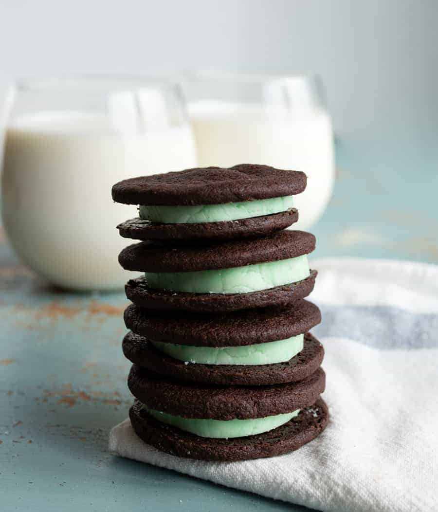 Homemade Mint Oreo Cookies Easy Mint Oreo Cookies Recipe