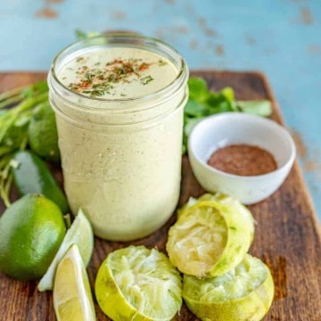 Creamy Cilantro Lime Dressing (Great on Tacos)
